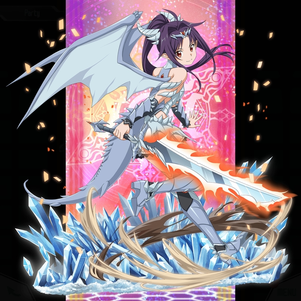 【yuuki 】 Yuuki [Earth-Rupturing White Dragon] - Sword Art Online : Memory
