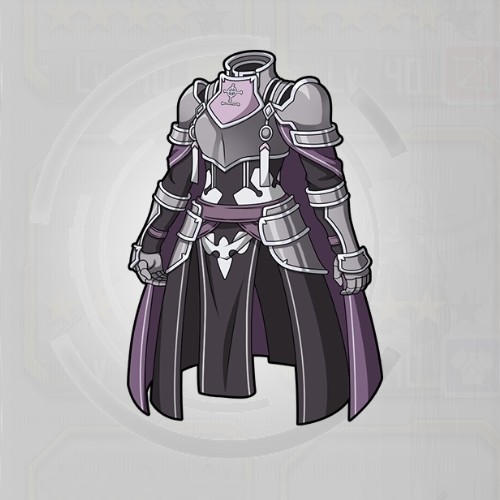 Equipment Silver-Gray Knight's Armor SAO MD