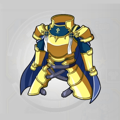 Equipment Golden Yellow Knight Armor SAO MD