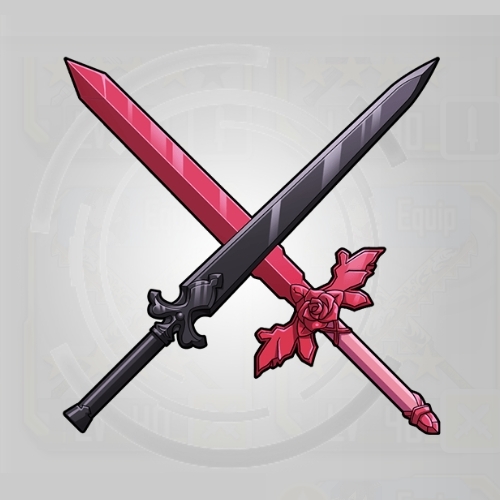 Weapon Night Sky Sword x Red Rose Sword SAO MD
