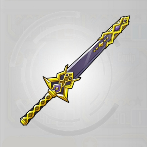 Weapon Obsidian Dazzling Violet Sword SAO MD