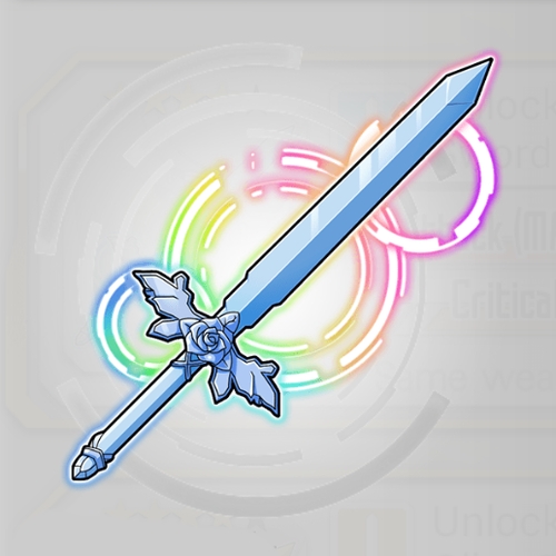 Weapon Unlock Sacred Power Blue Rose Sword SAO MD