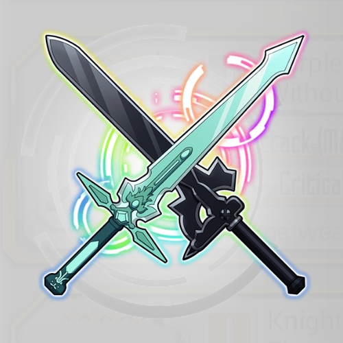 Weapon Unlock Sacred Power Elucidator & Dark Repulsor SAO MD