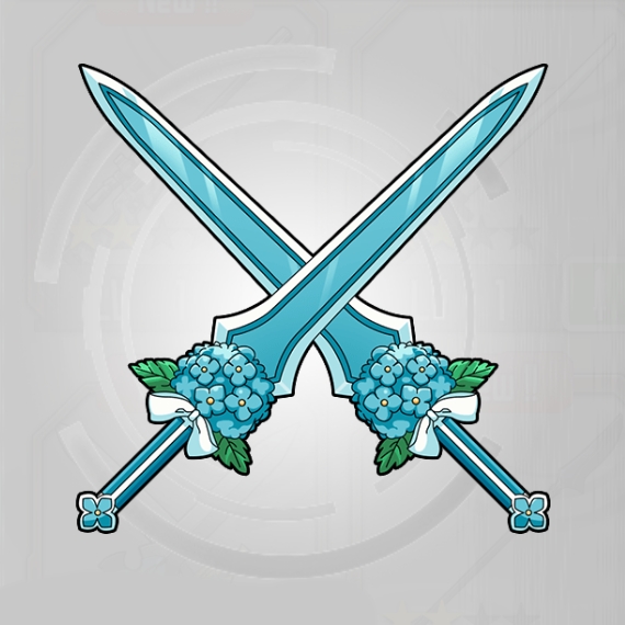 Weapon Dual Hydrangea Sword SAO MD